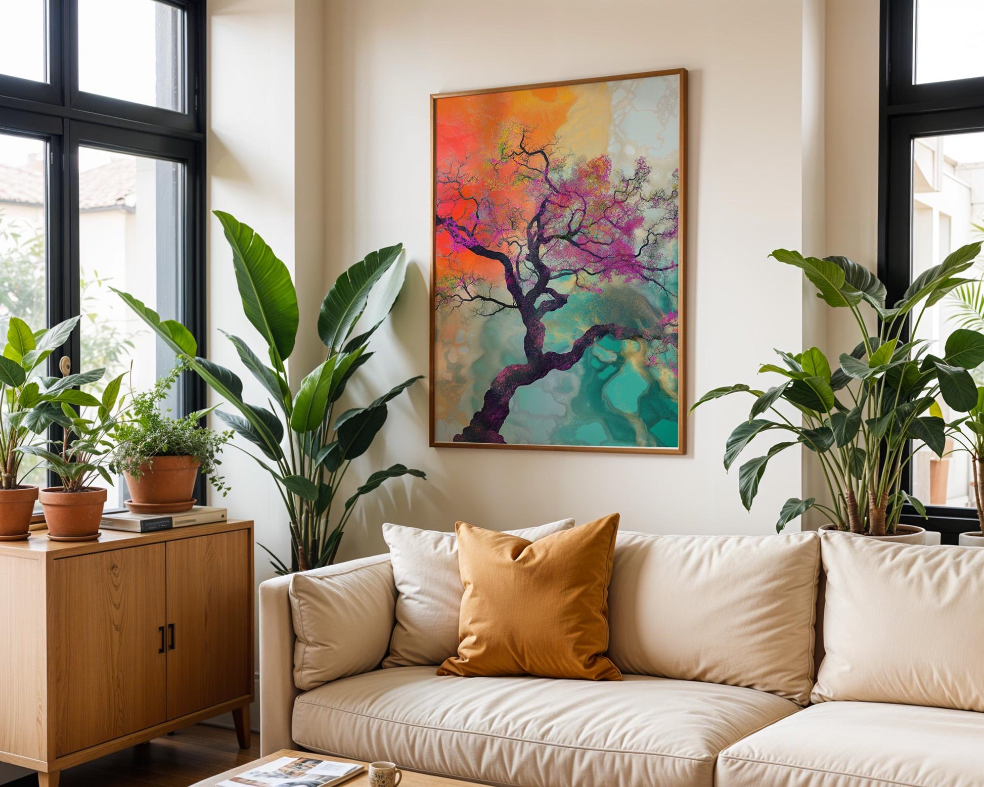 Gallery Wall Art | Abstract Tree Poster