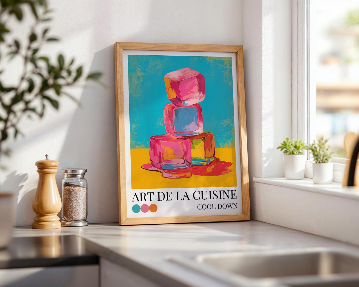 Kitchen Wall Art | Dopamine Kitchen Art