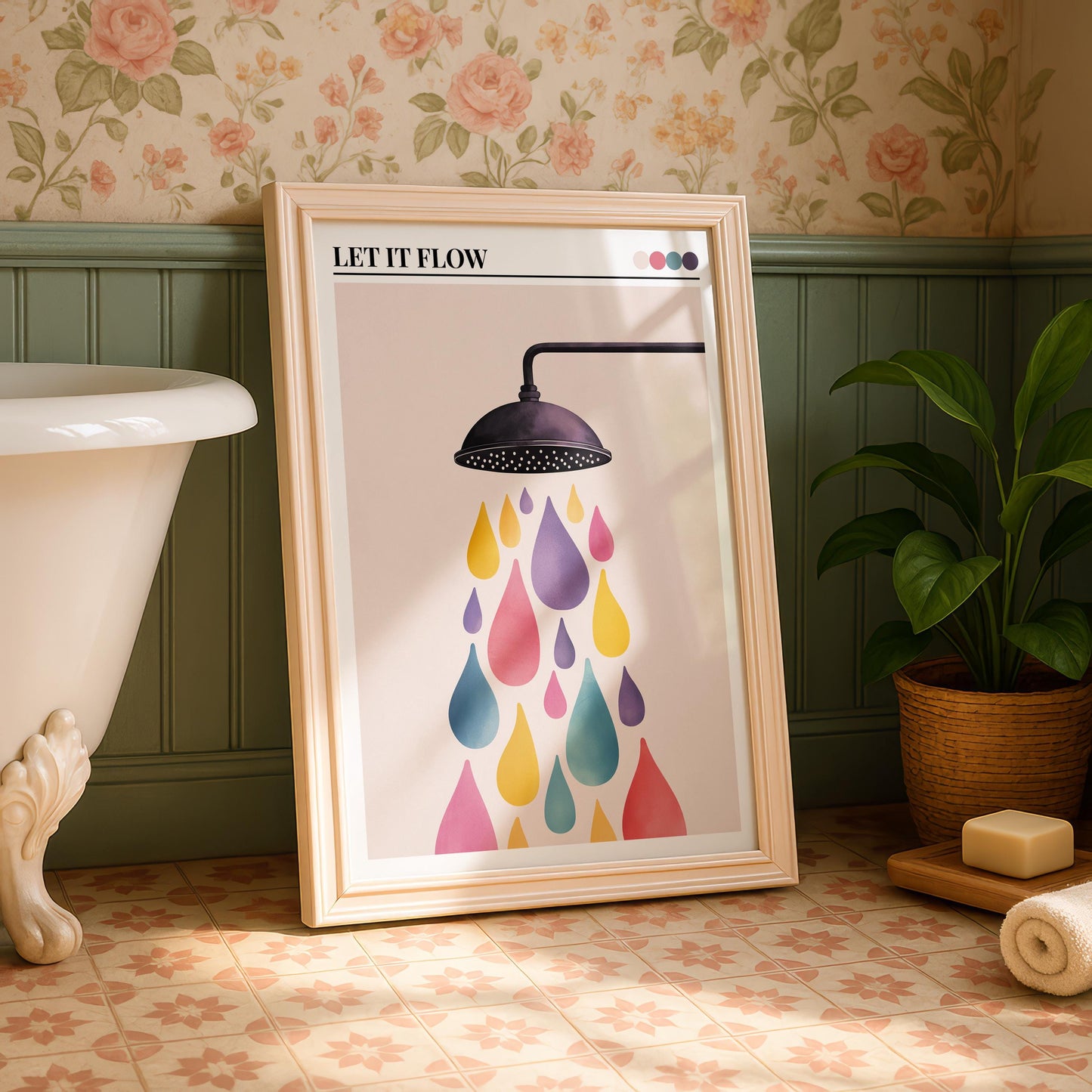 Bathroom Wall Art | Shower Bathroom Wall Art