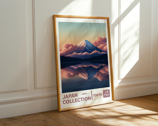 Japanese Wall Art | Mount Fuji Sunset Print