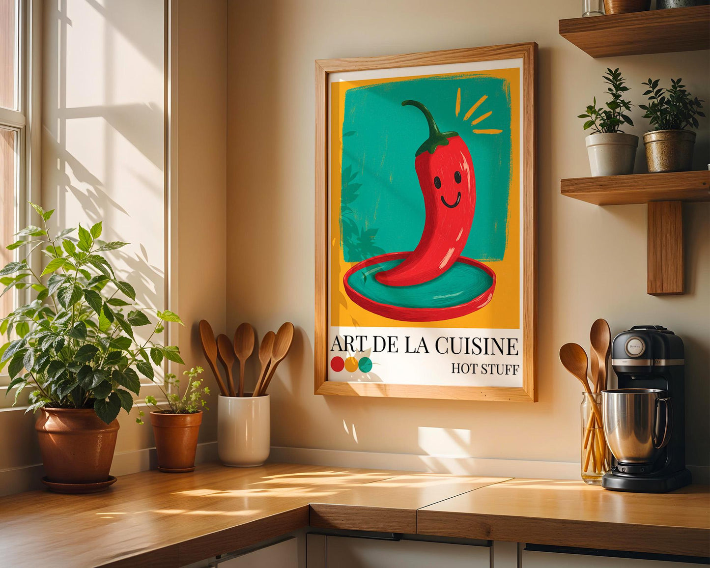 Kitchen Wall Art | Chili Dopamine Wall Art