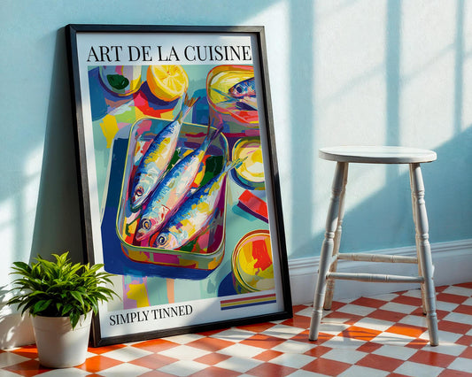 Kitchen Wall Art | Sardine Art Print