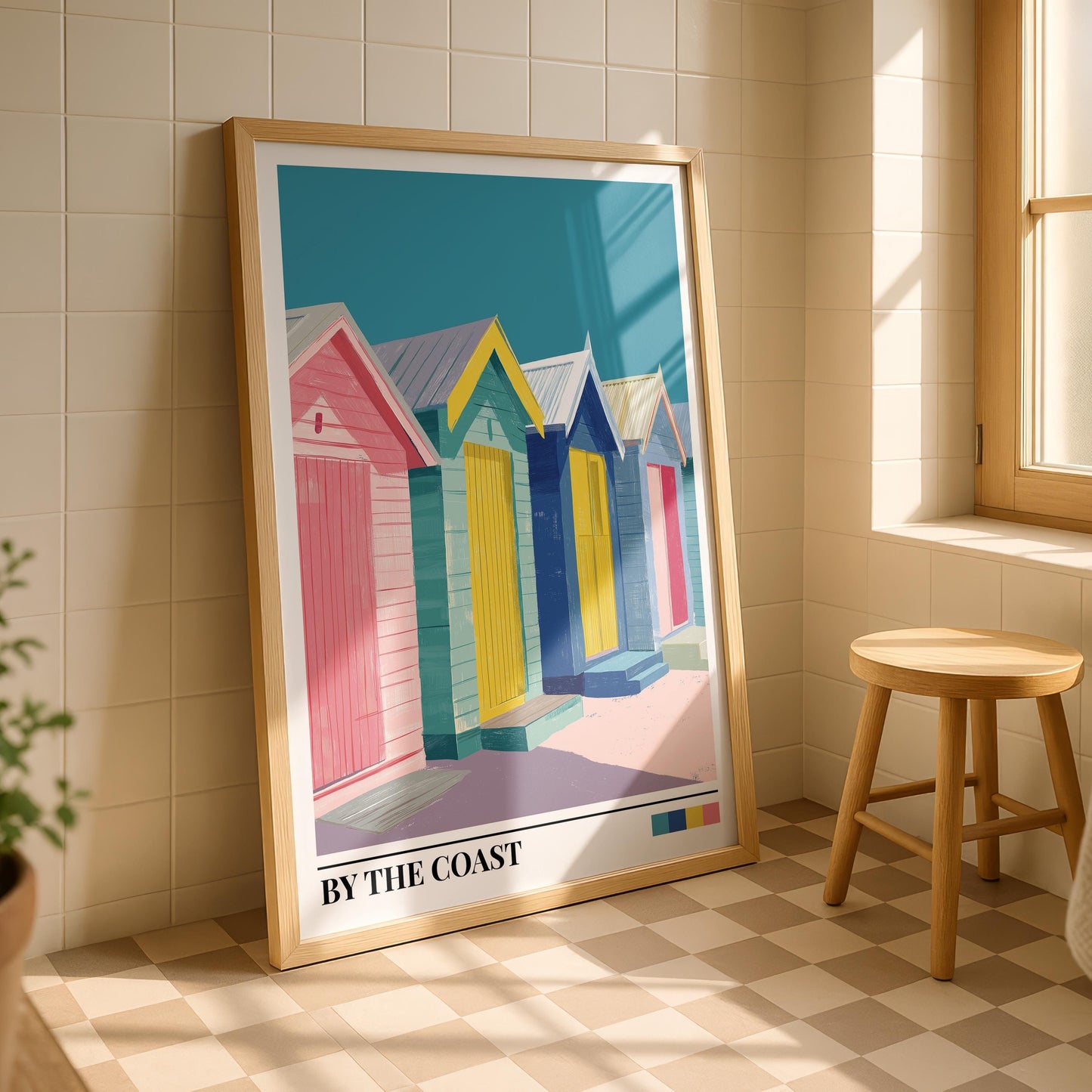 Bathroom Wall Art | Beach Hut Wall Art