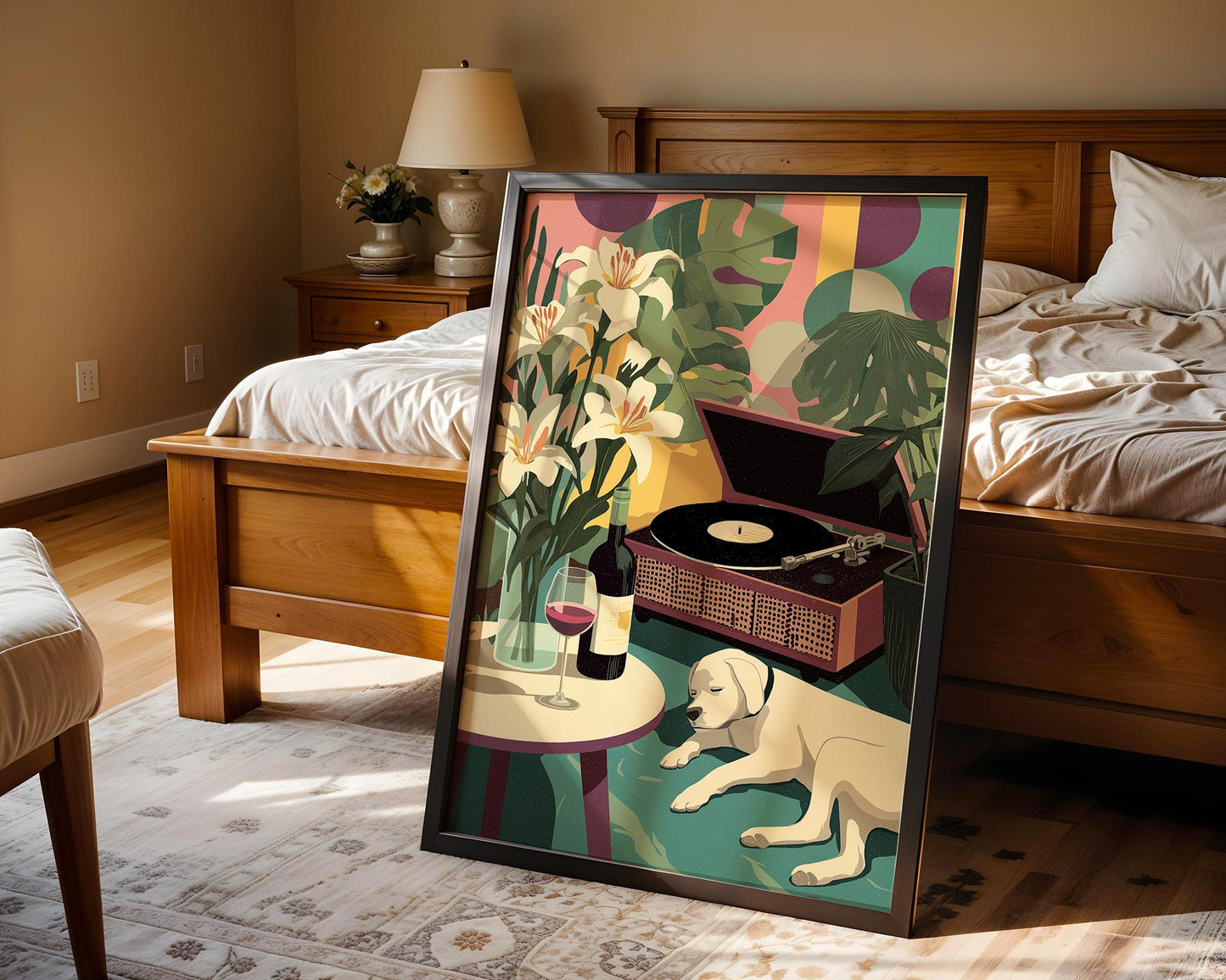 Dopamine Decor | Retro Abstract Floral