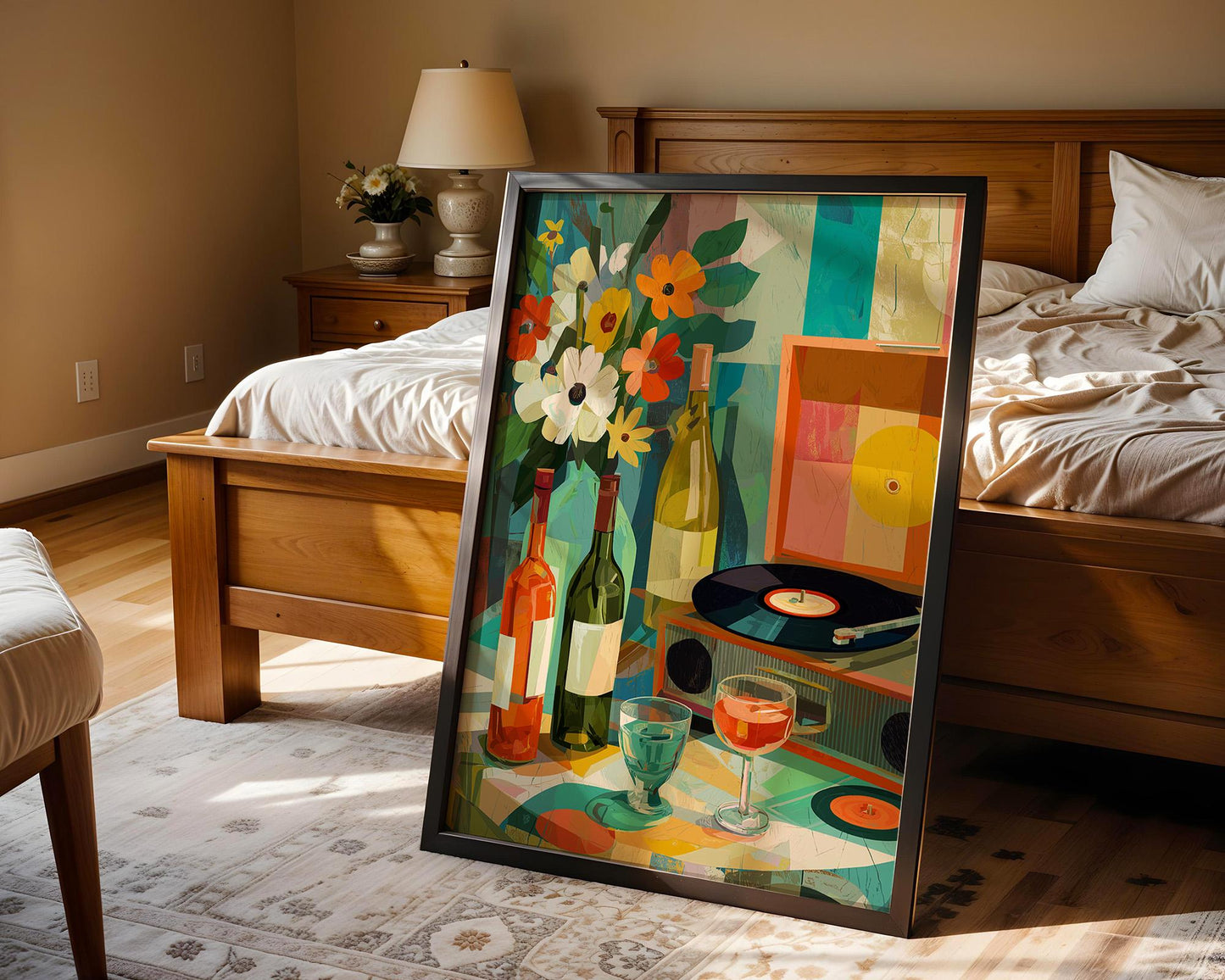 Dopamine Decor | Colorful Floral Abstract Boho Print