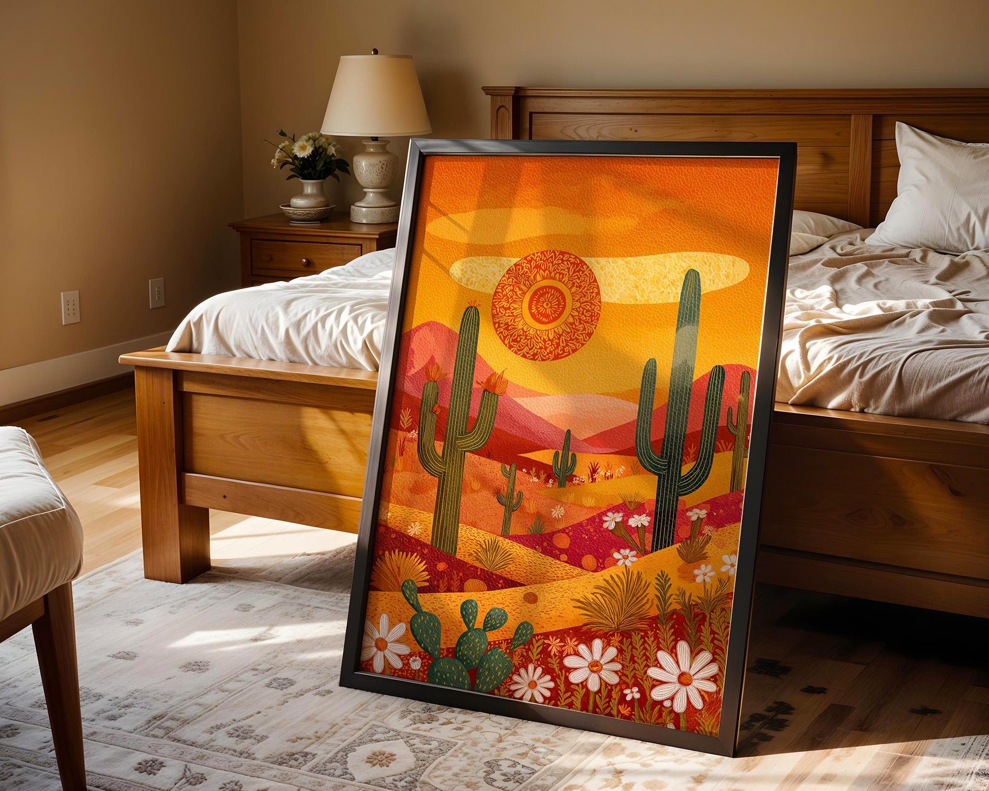 Dopamine Decor | Boho Retro Sunset Poster