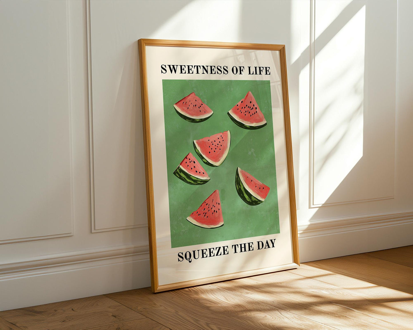Kitchen Wall Art | Watermelon Modern Kitchen Wall Art