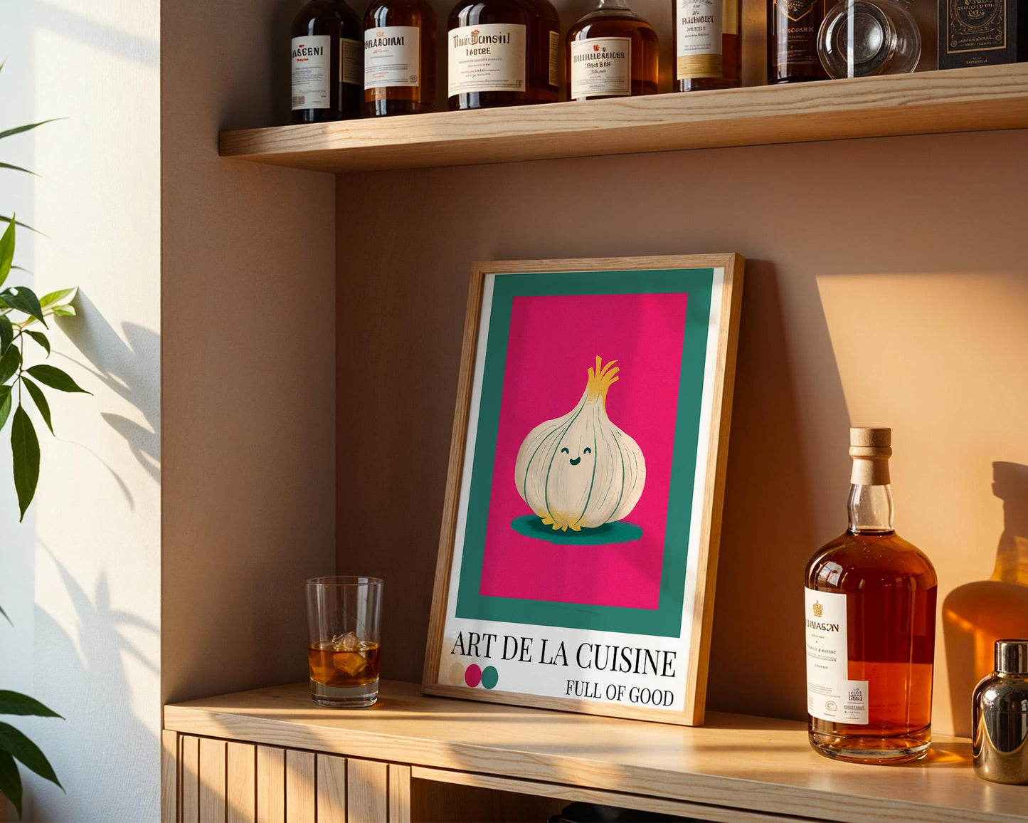 Kitchen Wall Art | Garlic Wall Art