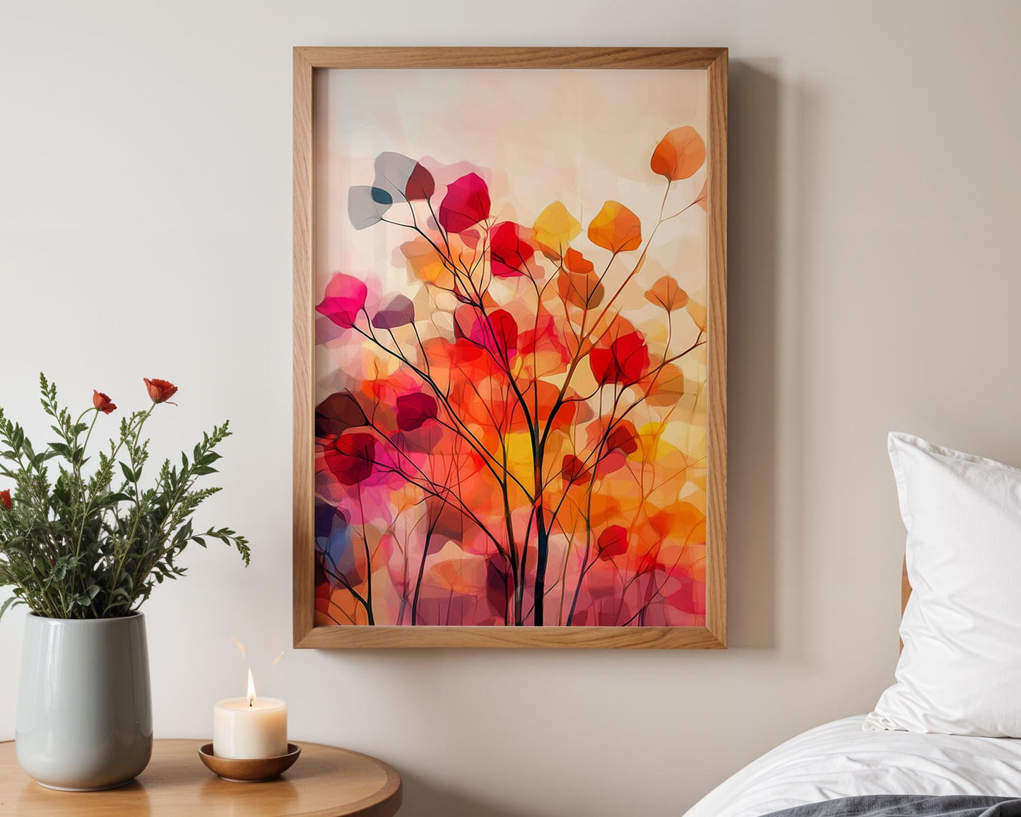 Gallery Wall Art | Abstract Floral Wall Art