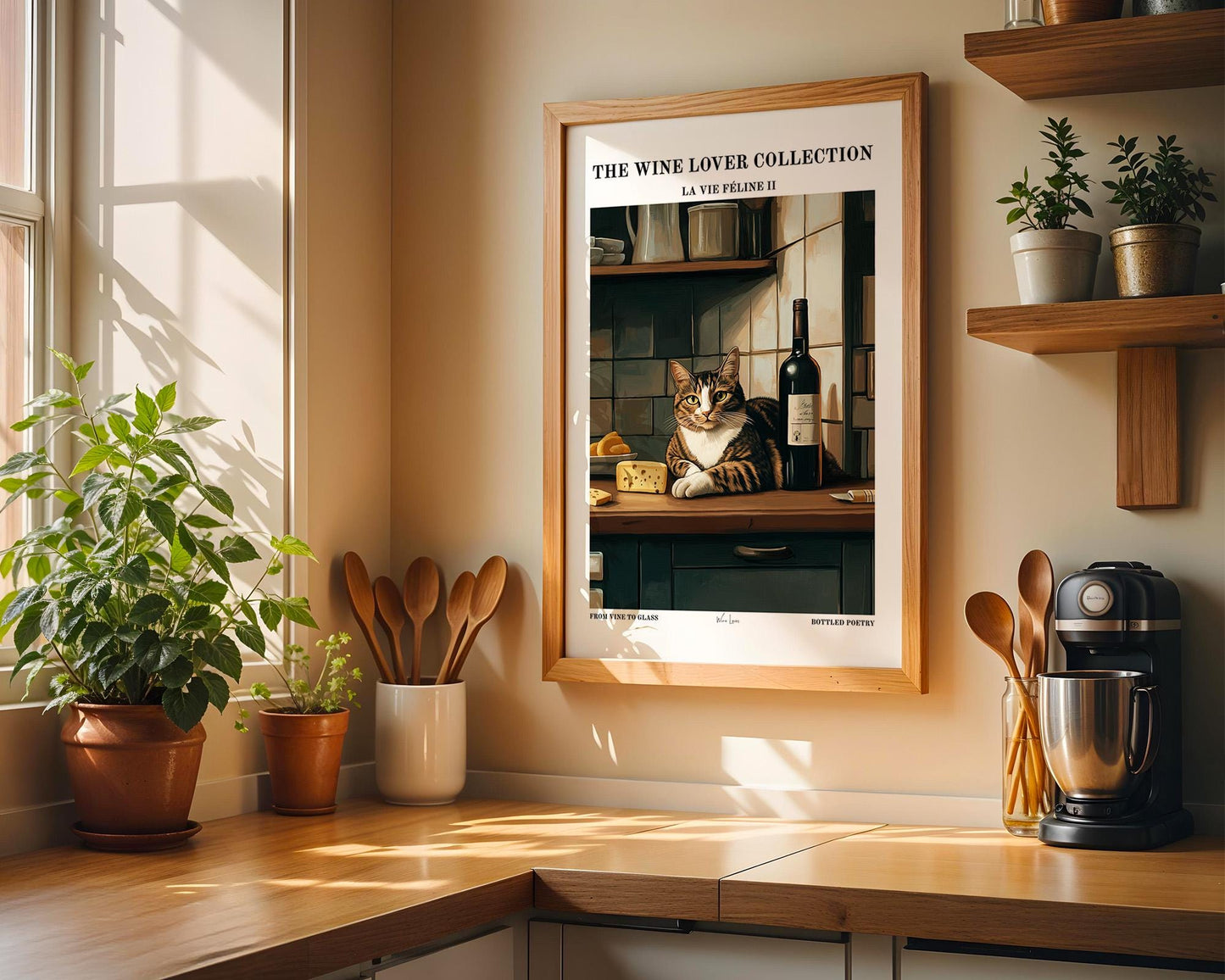 Kitchen Wall Art | Cat Kitchen Poster