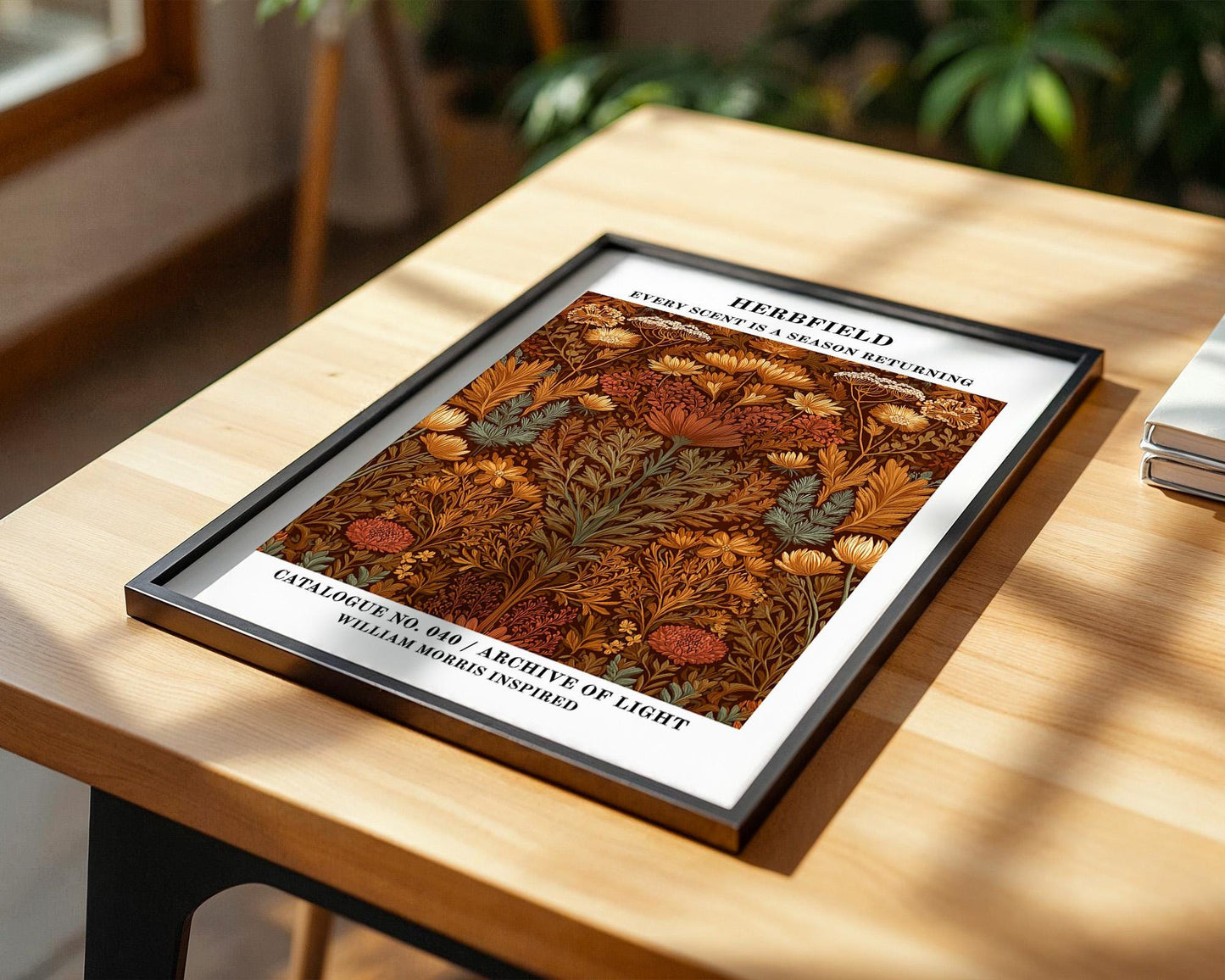 Gallery Wall Art | William Morris Inspired Herb Garden