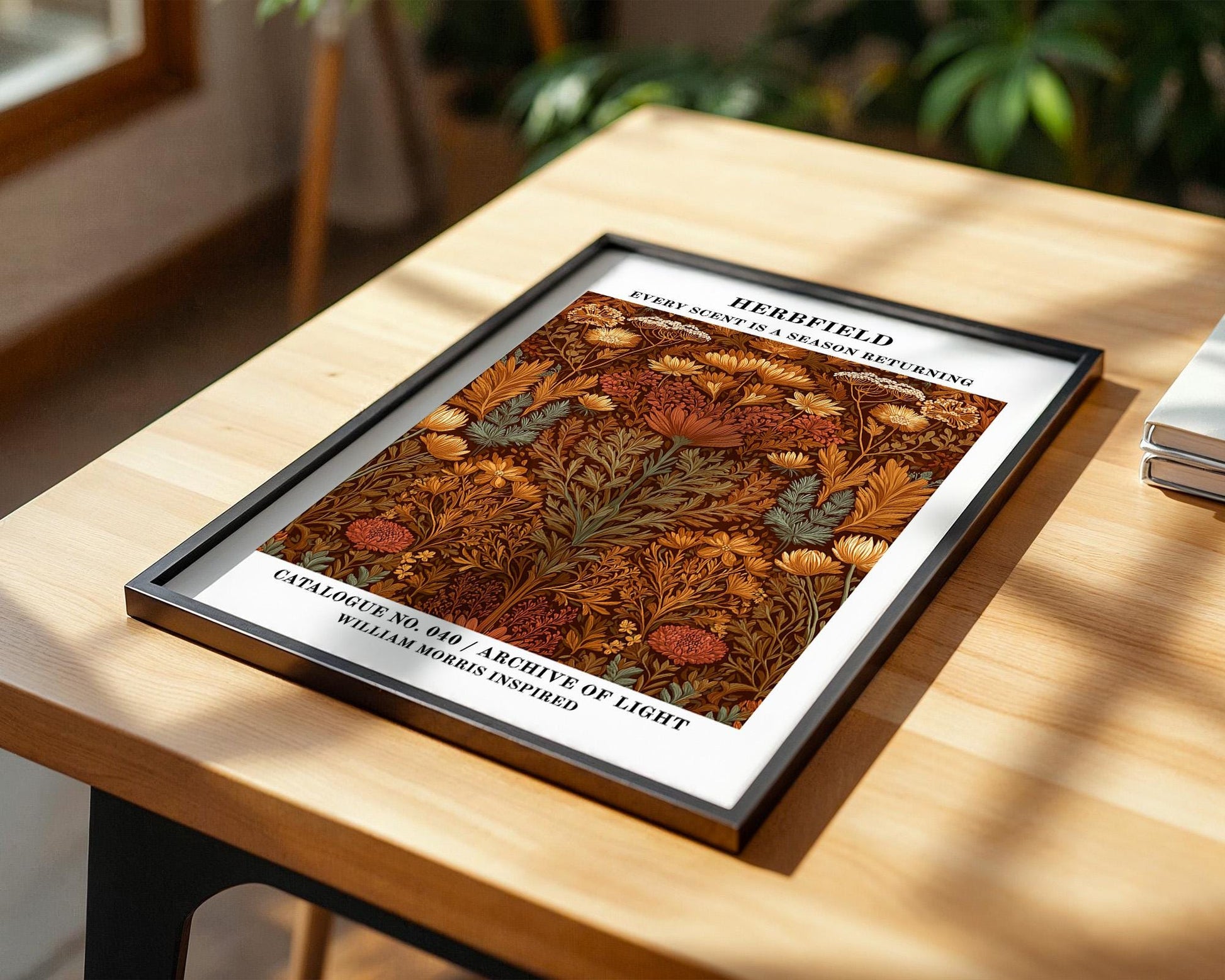 Gallery Wall Art | William Morris Inspired Herb Garden