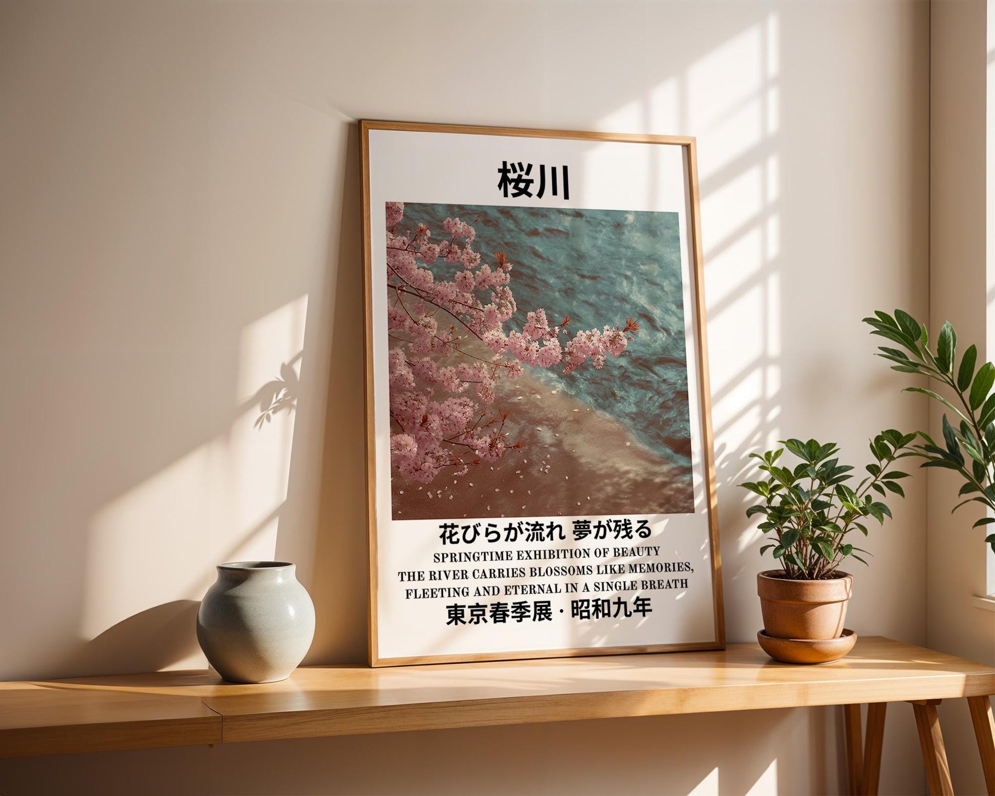 Japanese Wall Art | Japanese Cherry Blossom Print