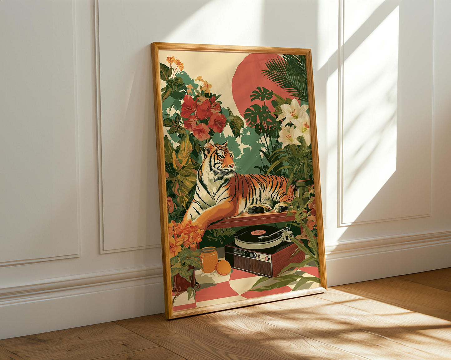 Dopamine Decor | Quirky Animal Tiger Print