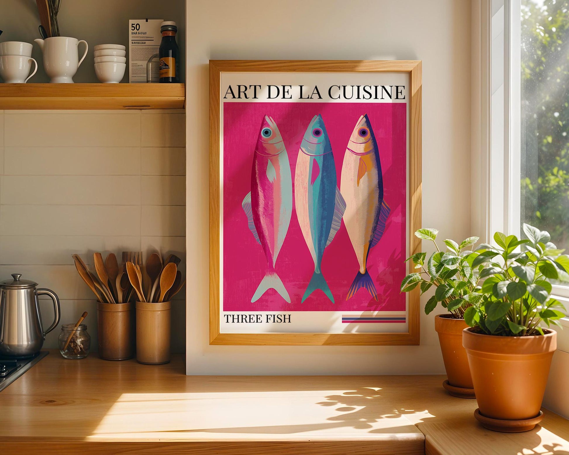 Kitchen Wall Art | Fish Wall Decor
