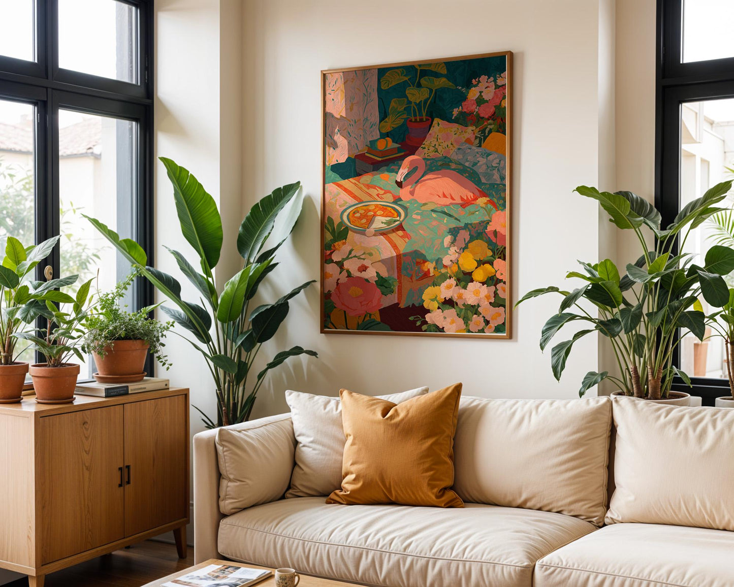 Dopamine Decor | Flamingo Pink Poster
