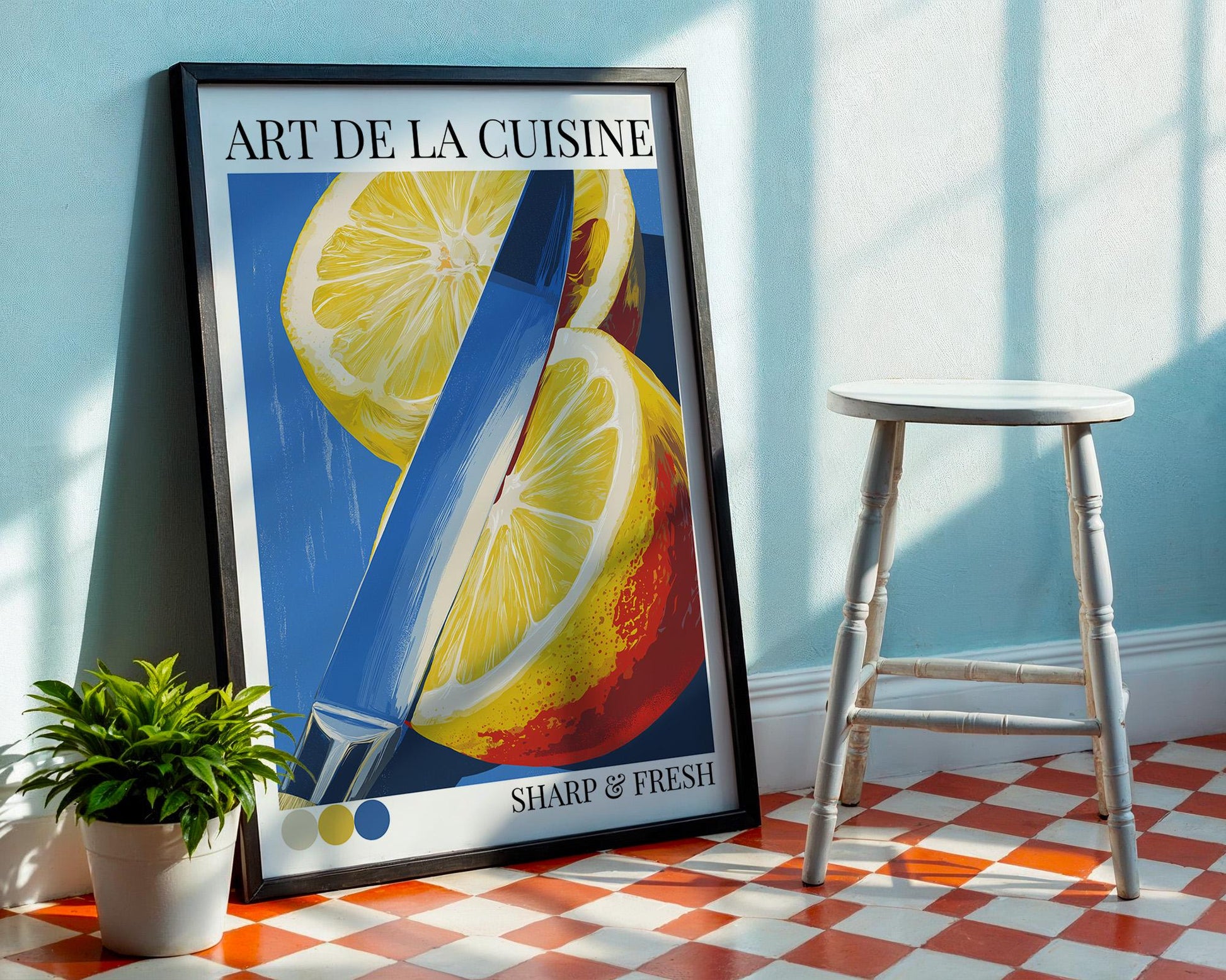Kitchen Wall Art | Lemon Art Print