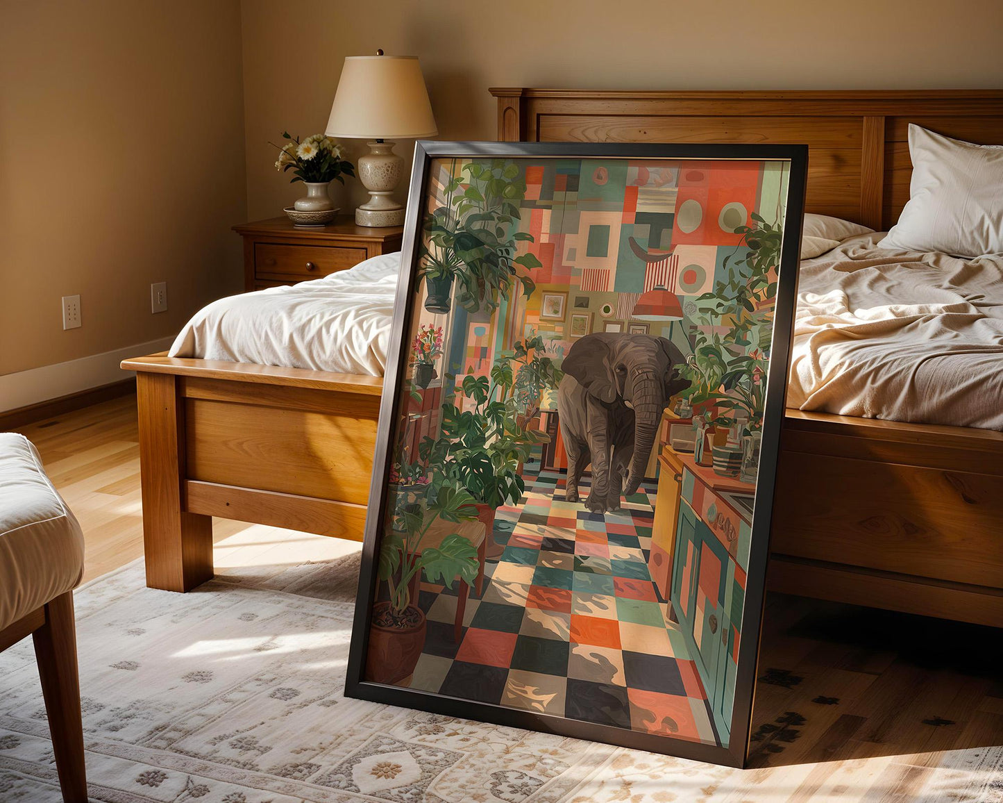 Dopamine Decor | Retro Elephant Decor