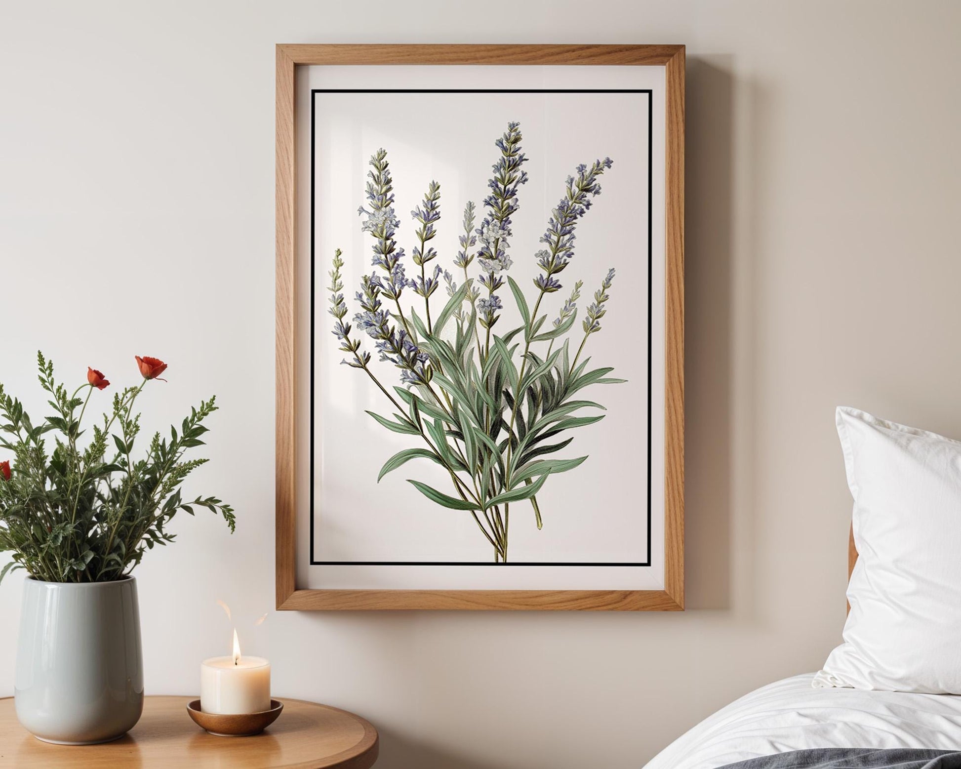 Flower Wall Decor | Lavender Wall Art