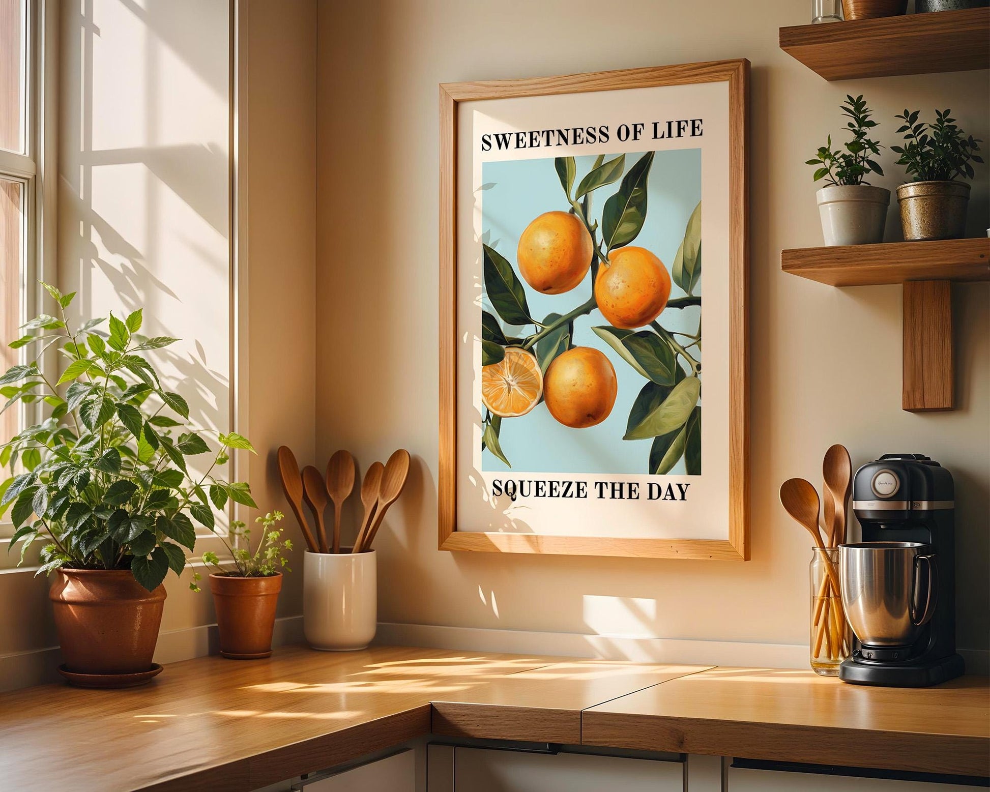 Kitchen Wall Art | Orange Tree Poster