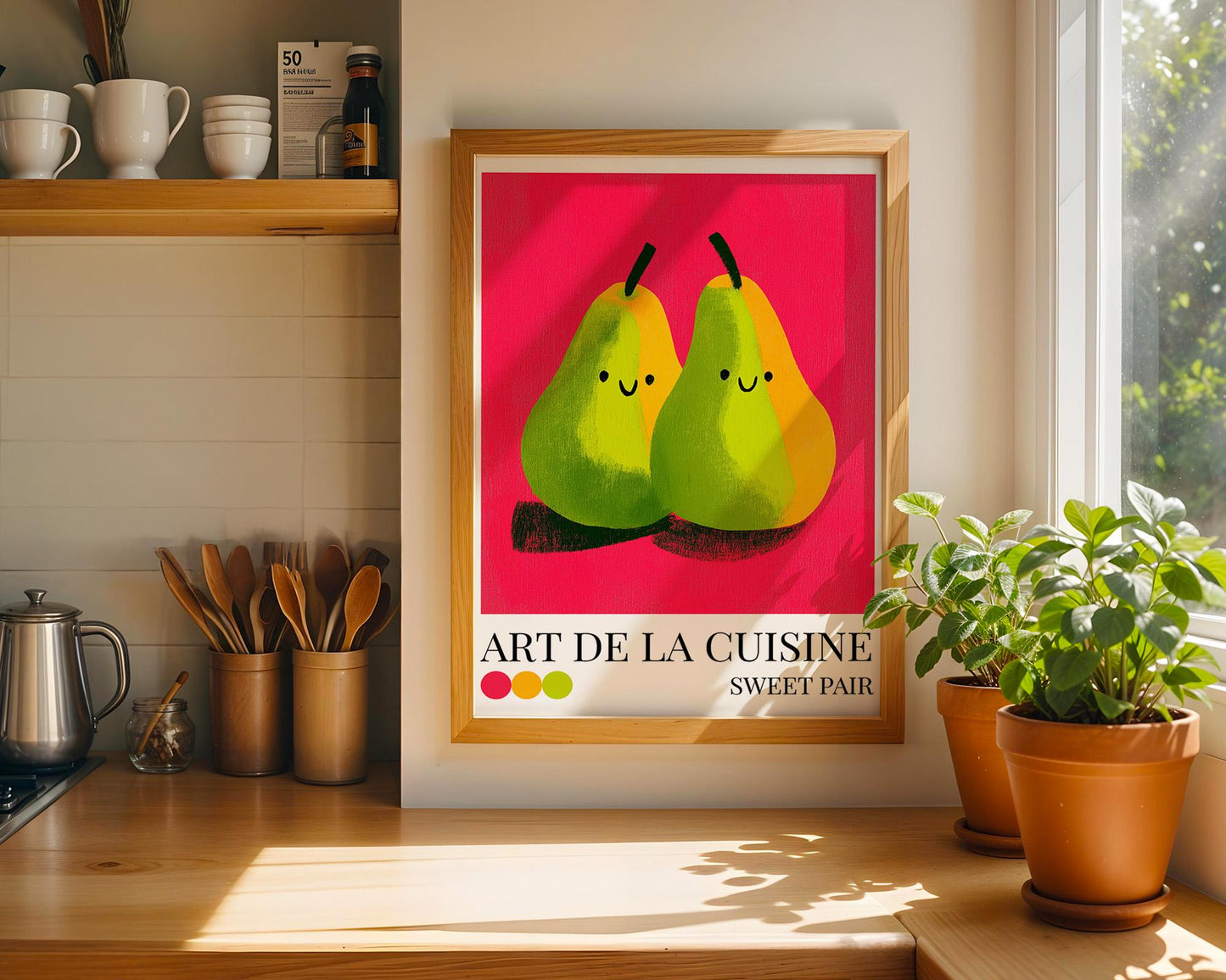Kitchen Wall Art | Pear Wall Art
