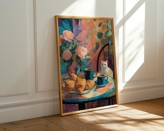 Dopamine Decor | Colourful Abstract Floral Print