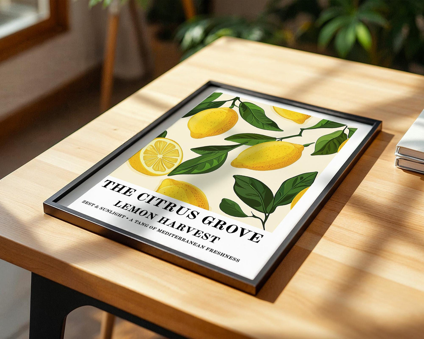 Kitchen Wall Art | Lemon Mediterranean Kitchen Wall Art