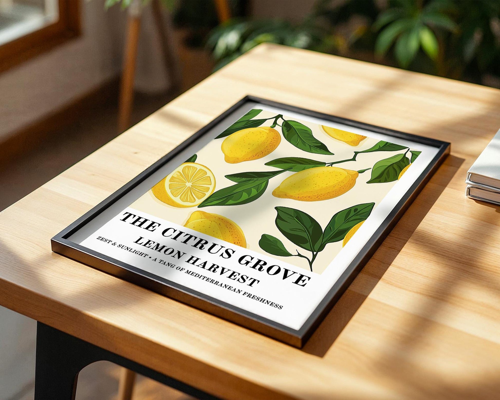 Kitchen Wall Art | Lemon Mediterranean Kitchen Wall Art