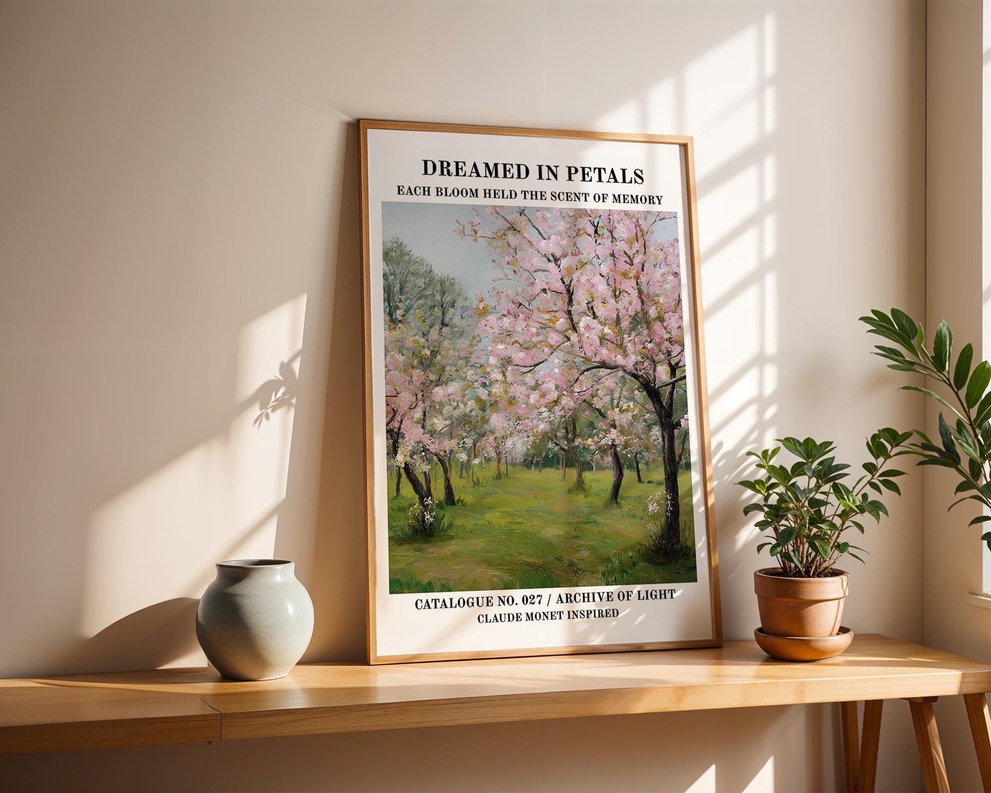 Gallery Wall Art | Monet Inspired Floral Print