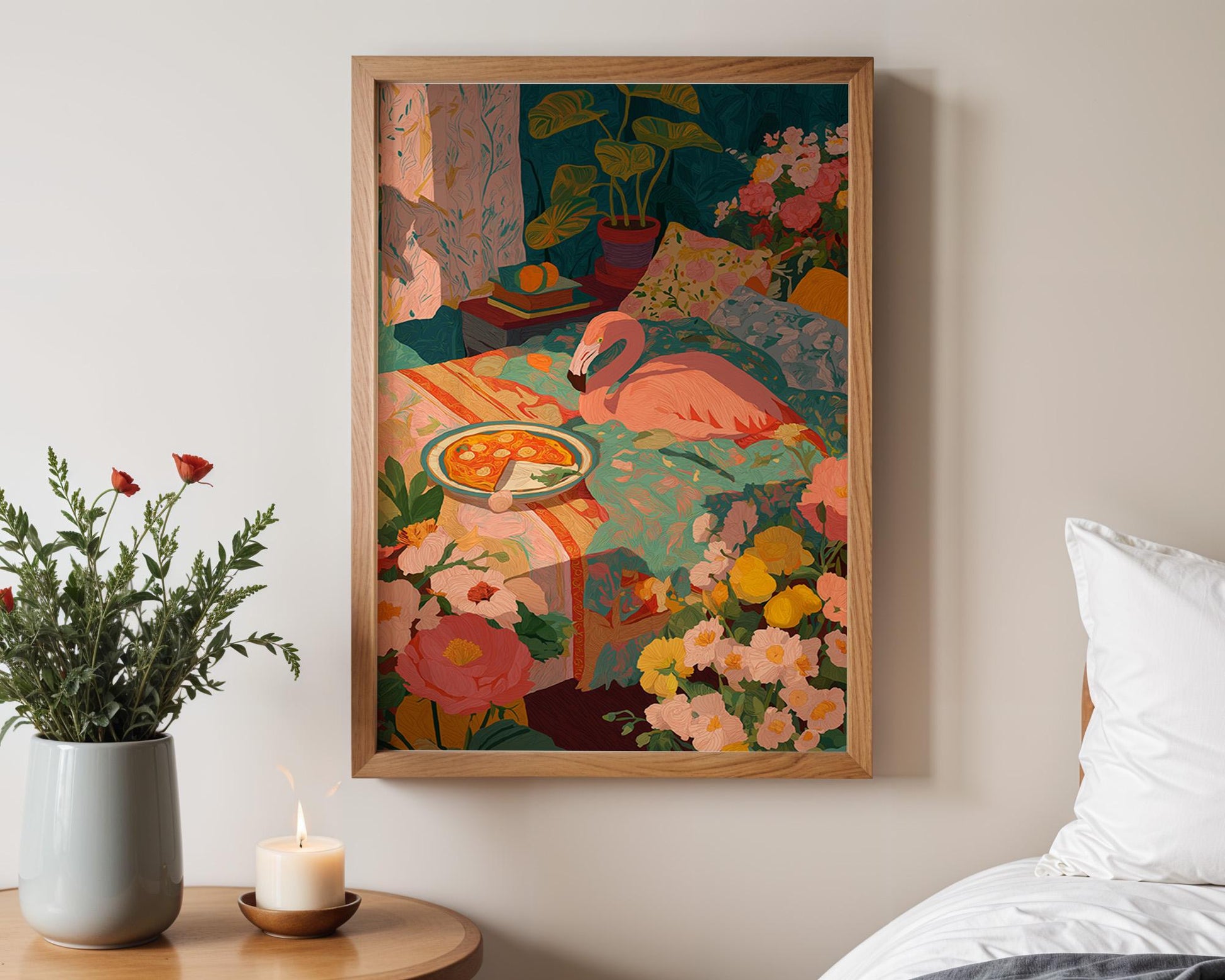Dopamine Decor | Flamingo Pink Poster