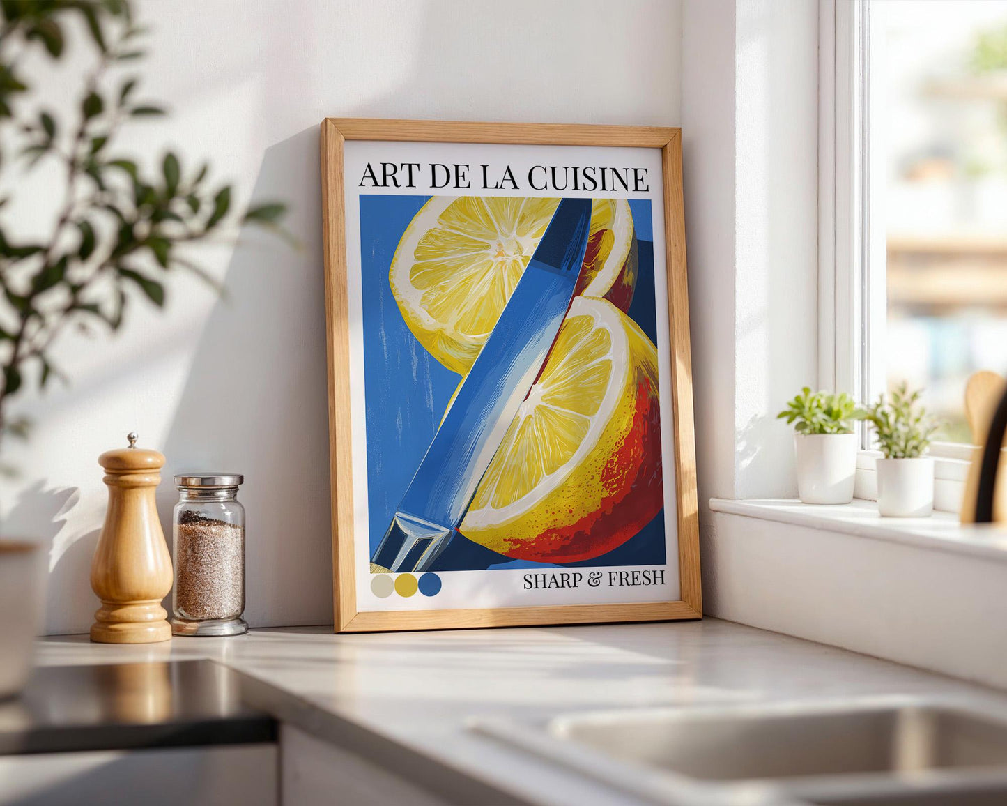 Kitchen Wall Art | Lemon Art Print