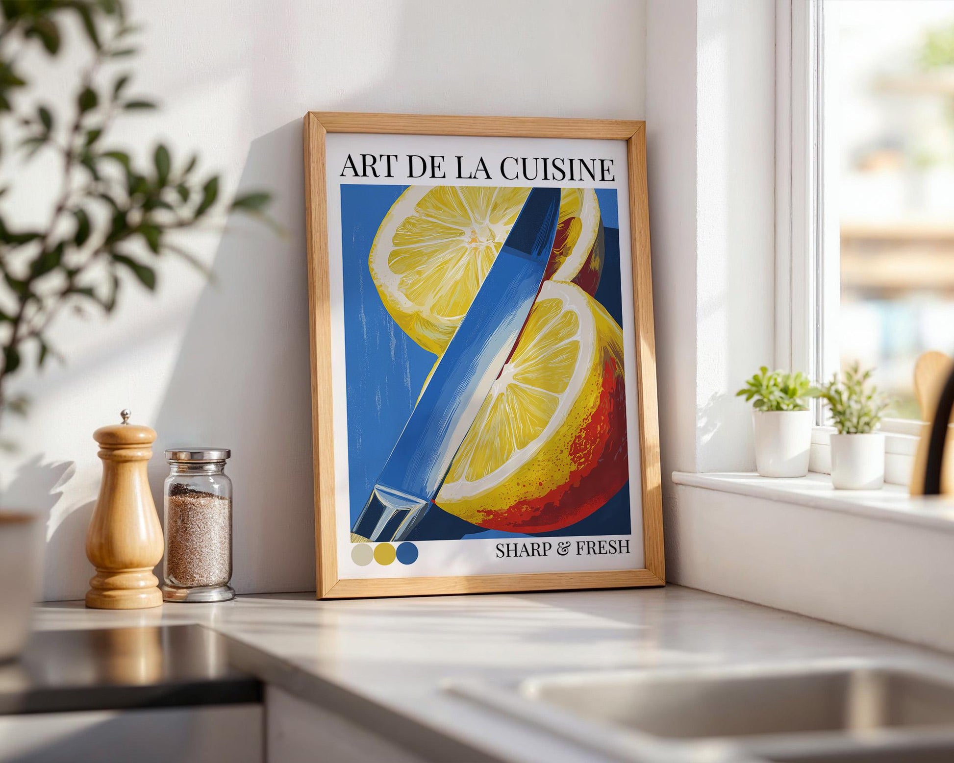 Kitchen Wall Art | Lemon Art Print