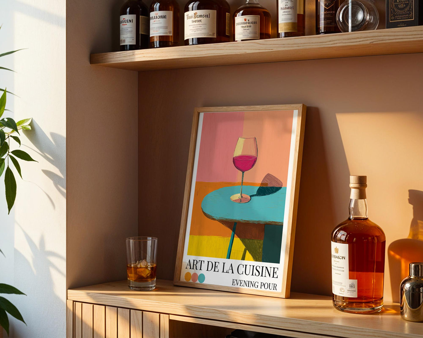 Kitchen Wall Art | Wine Wall Art Print