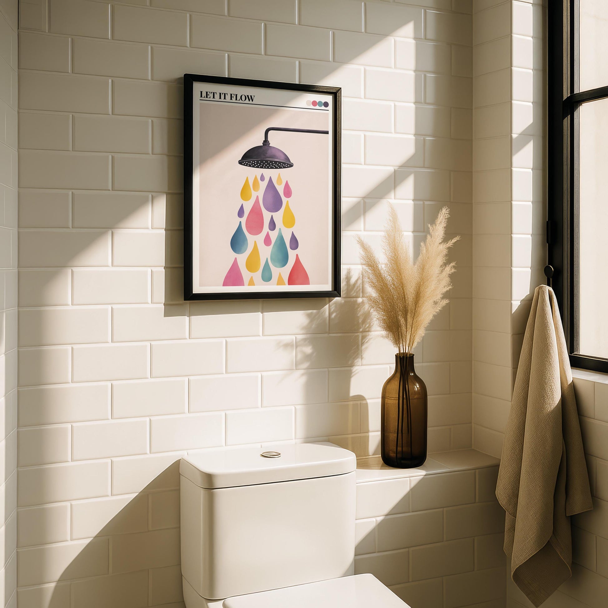 Bathroom Wall Art | Shower Bathroom Wall Art