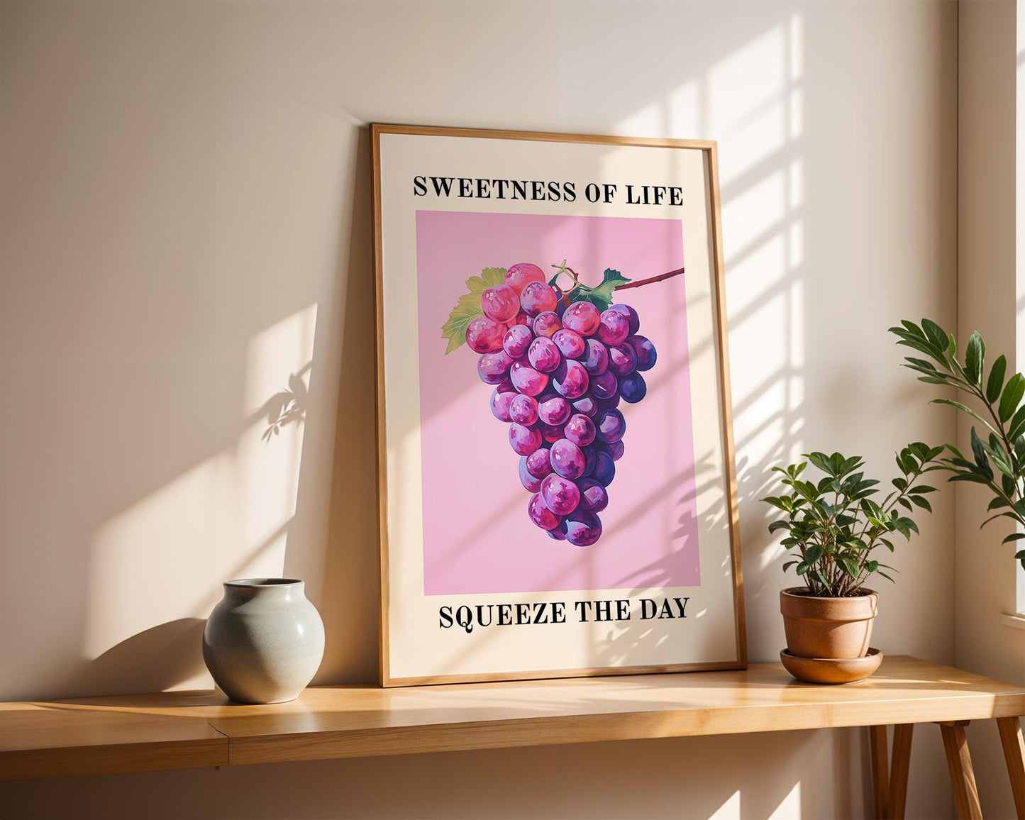 Kitchen Wall Art | Artative Grape Art Print