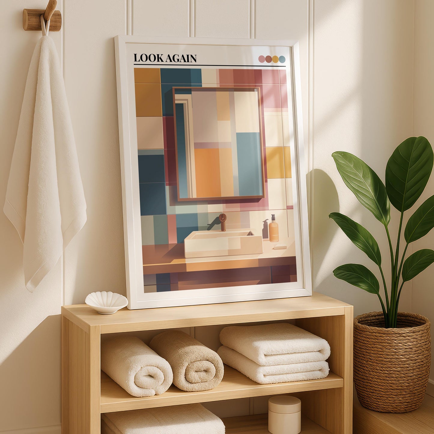 Bathroom Wall Art | Retro Bathroom Wall Art