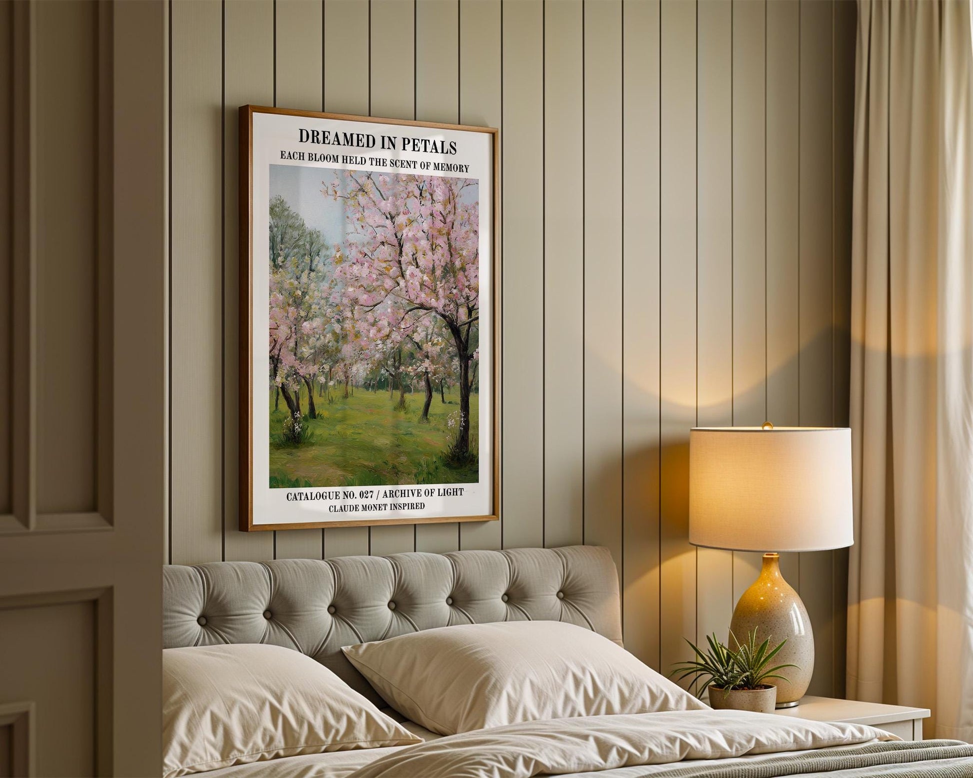 Gallery Wall Art | Monet Inspired Floral Print