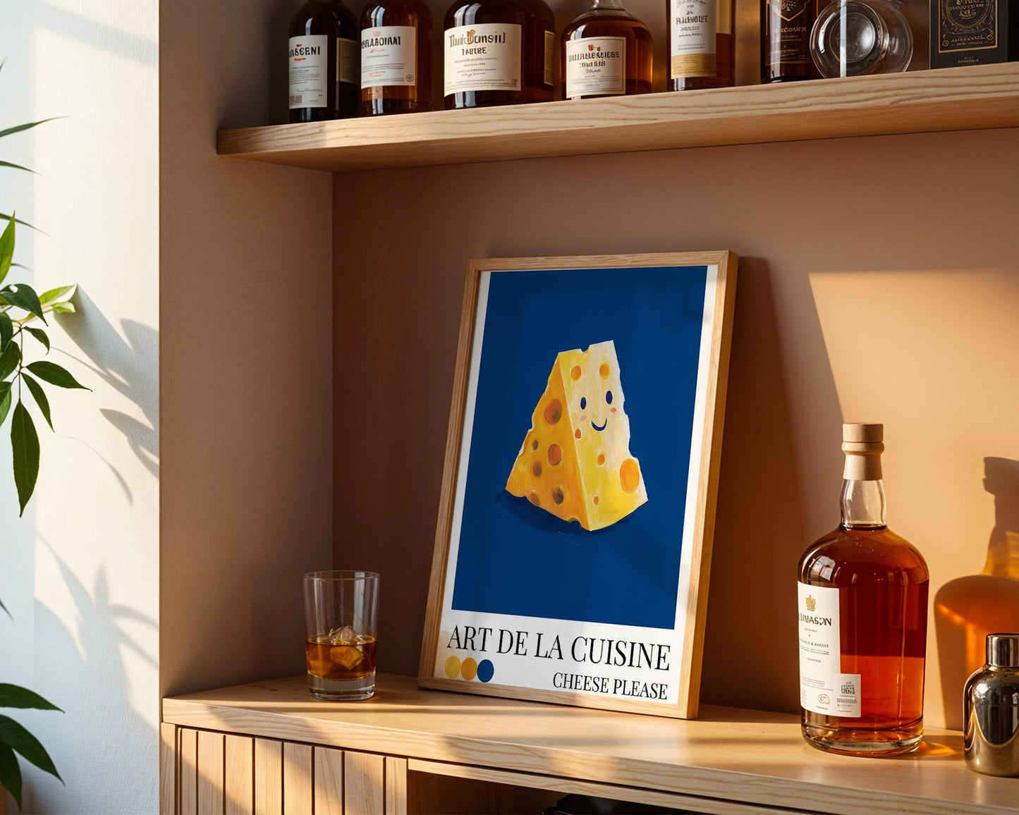 Kitchen Wall Art | Cheese Art Print