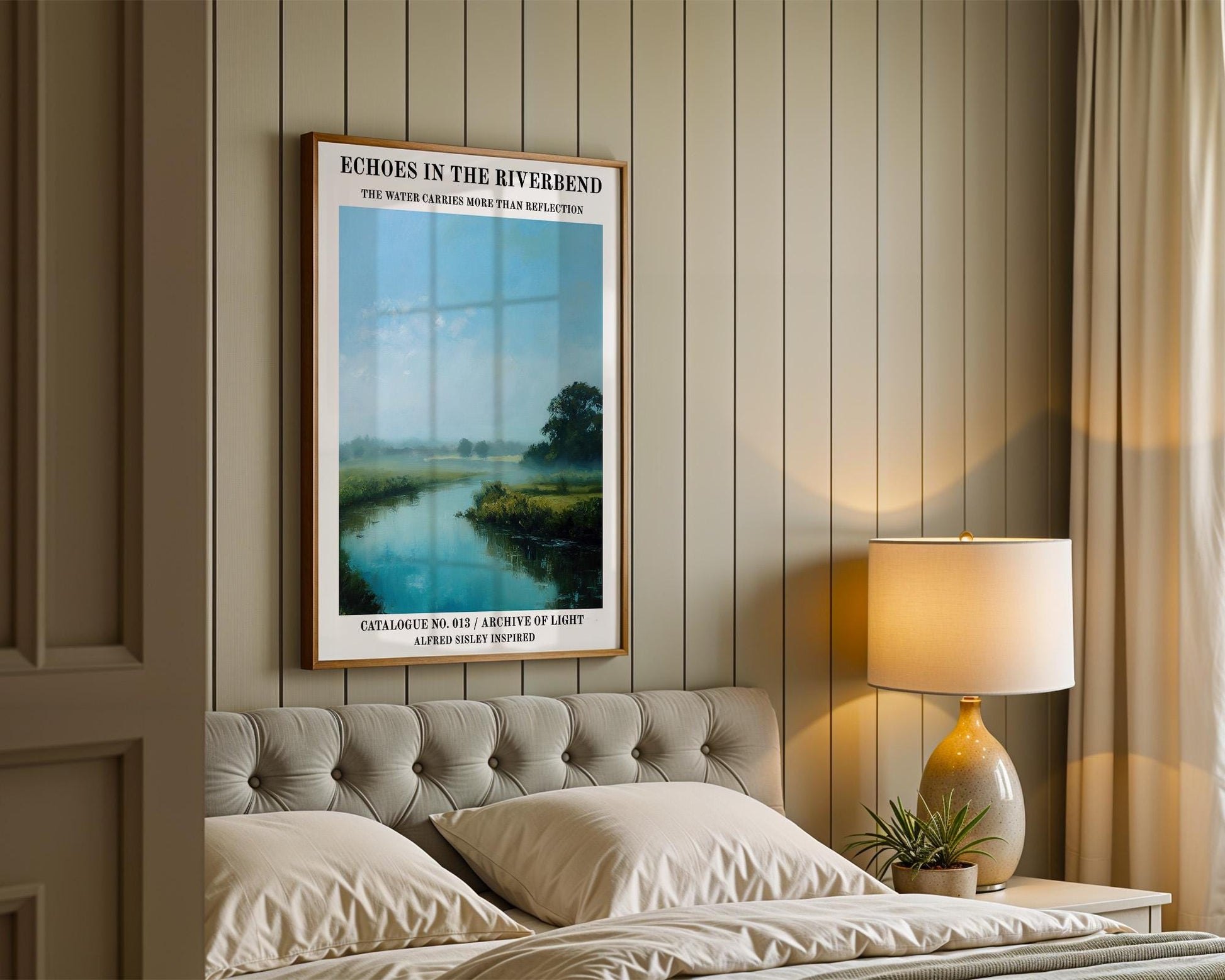 Gallery Wall Art | Impressionist Riverbend Art Print
