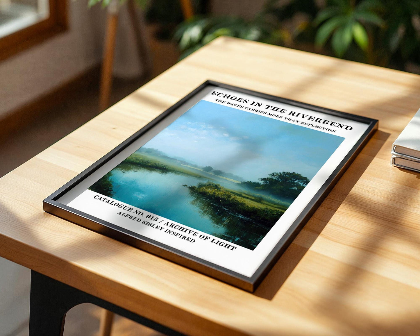 Gallery Wall Art | Impressionist Riverbend Art Print
