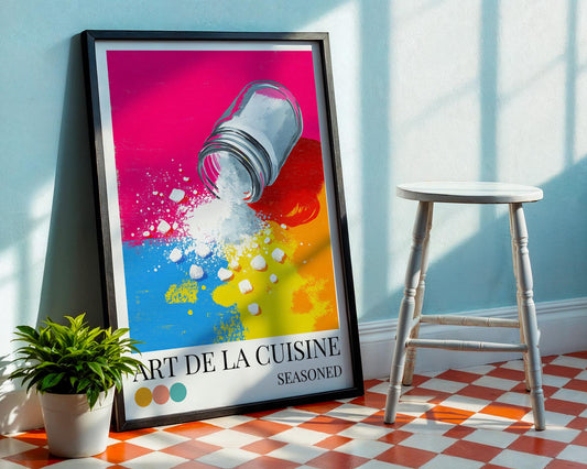 Kitchen Wall Art | Salt Seasoning Kitchen Art