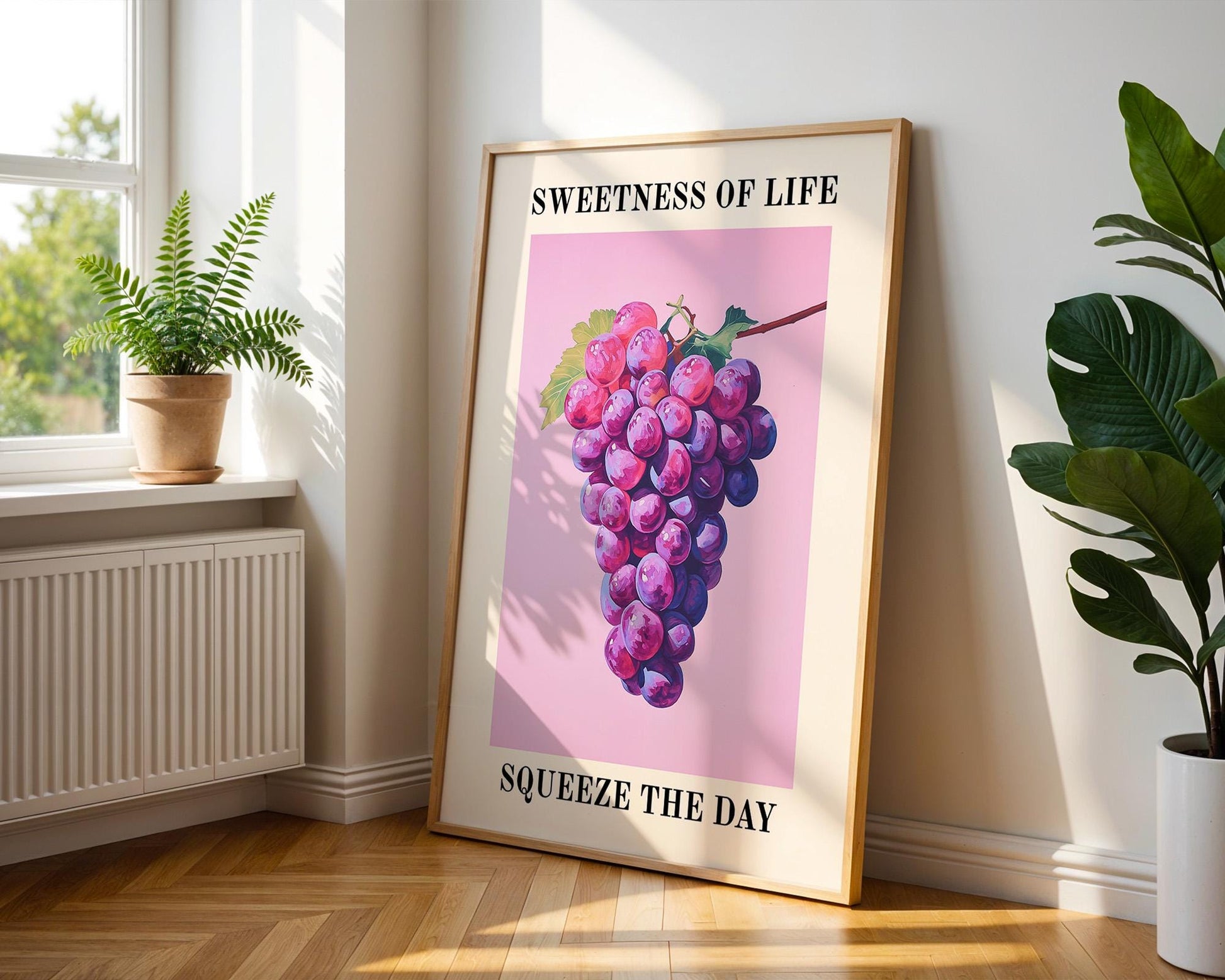 Kitchen Wall Art | Artative Grape Art Print