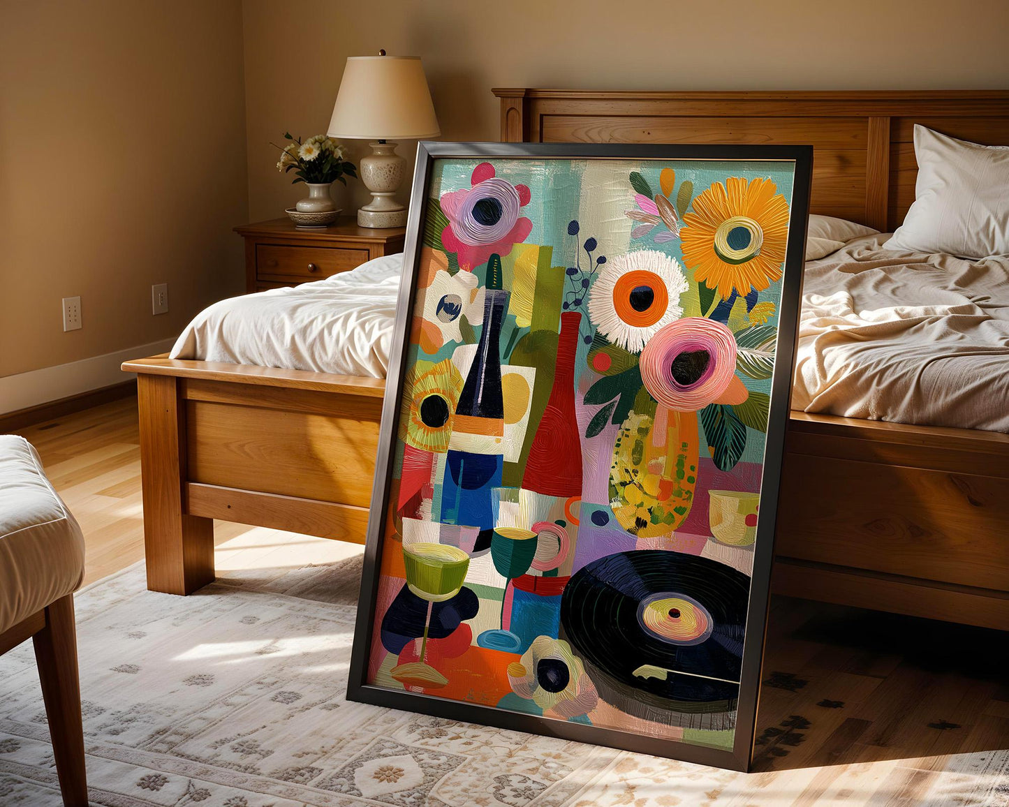Dopamine Decor | Abstract Floral Boho Dopamine Decor