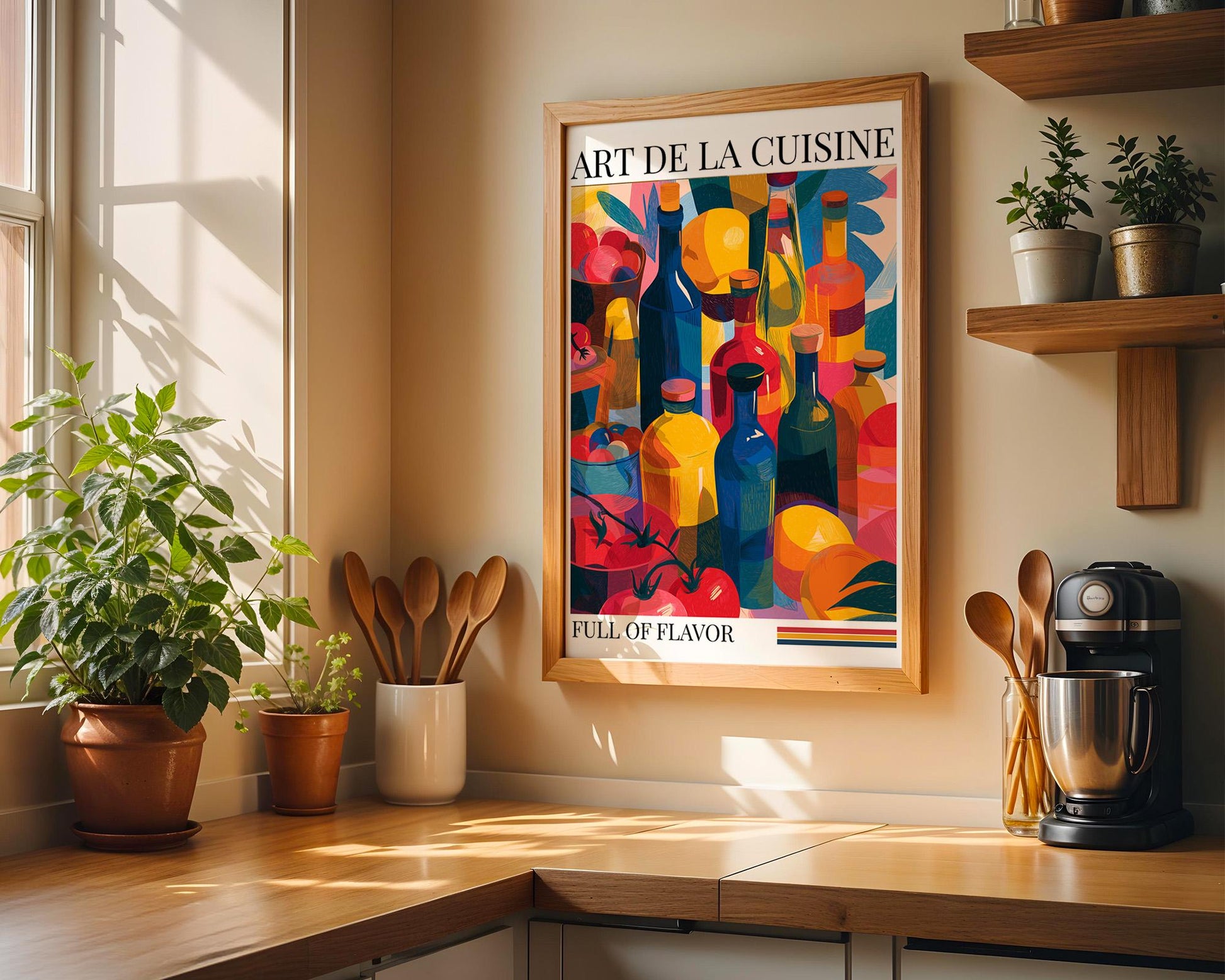 Kitchen Wall Art | Colorful Kitchen Decor