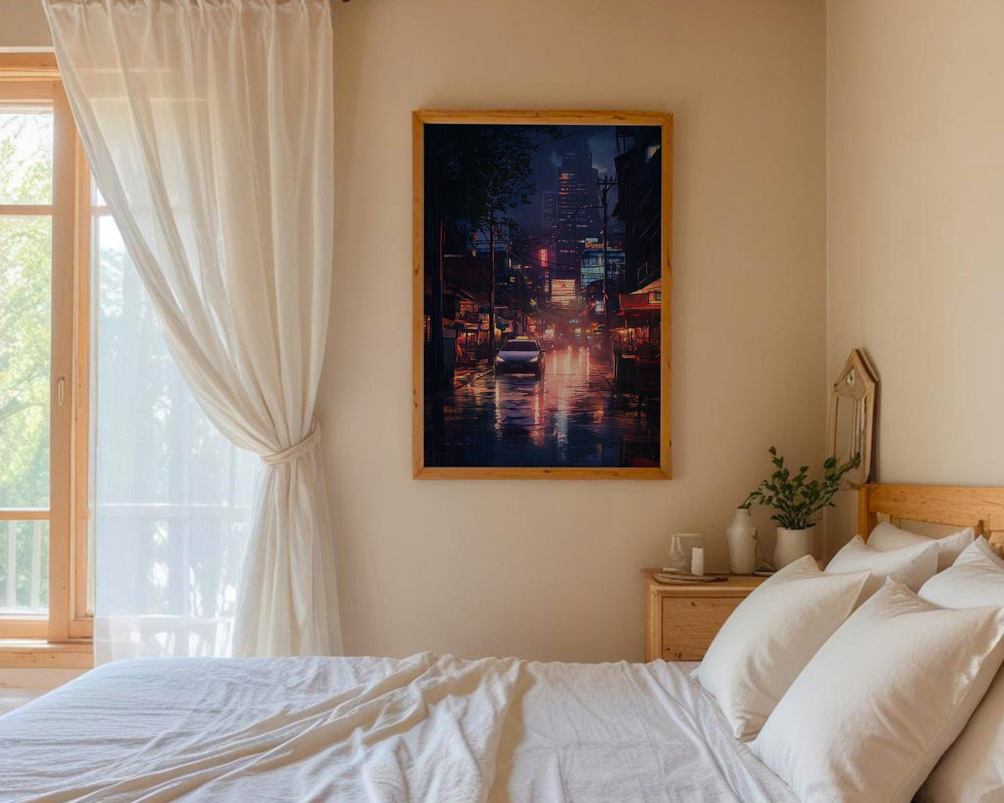 Japanese Wall Art | Japanese Cityscape Poster
