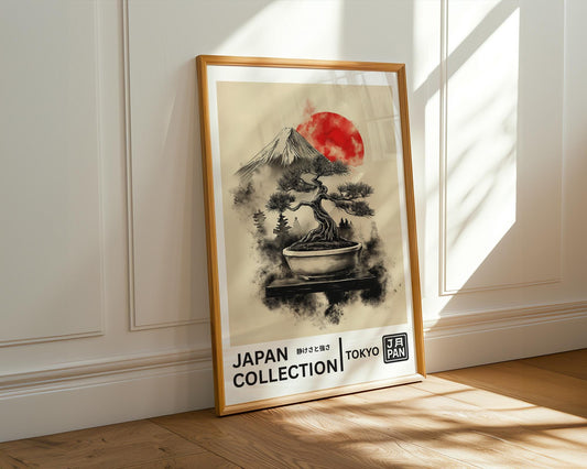 Japanese Wall Art | Japanese Bonsai Tree