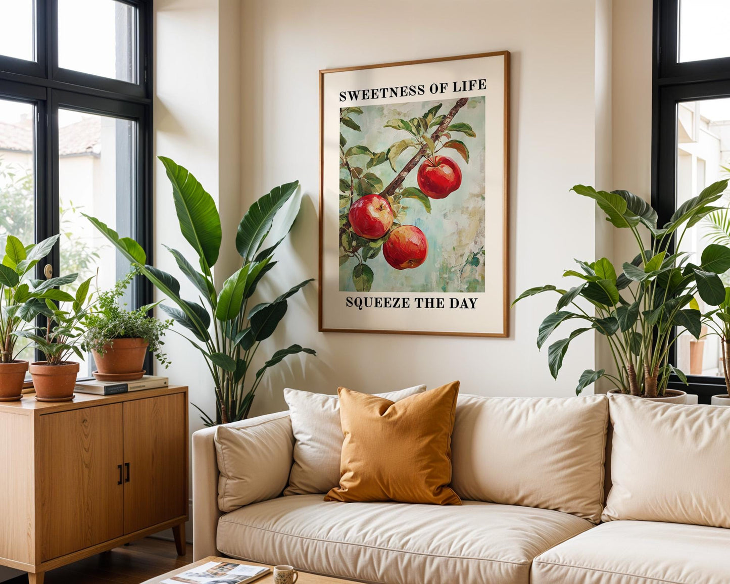 Kitchen Wall Art | Red Apple Wall Art