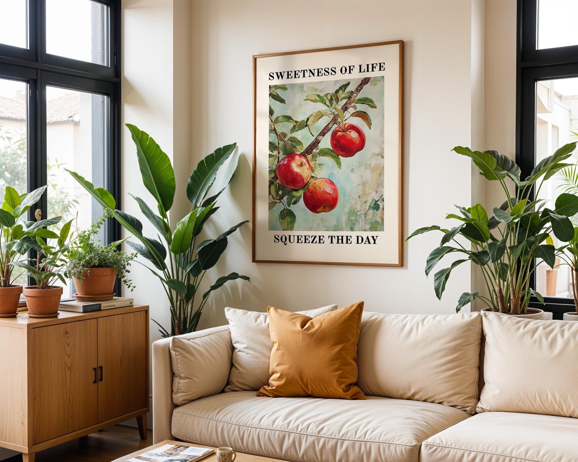 Kitchen Wall Art | Red Apple Wall Art