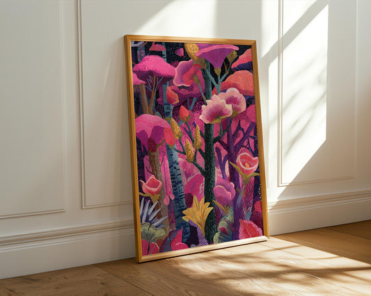Dopamine Decor | Abstract Tropical Botanical Print