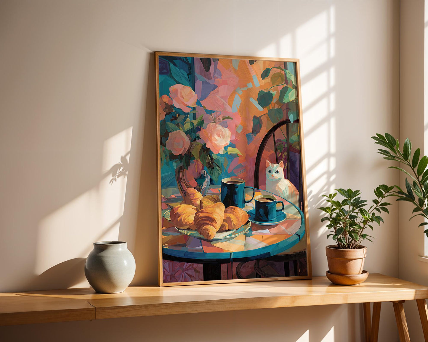 Dopamine Decor | Colourful Abstract Floral Print